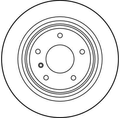 Brake Disc - DF2783 TRW