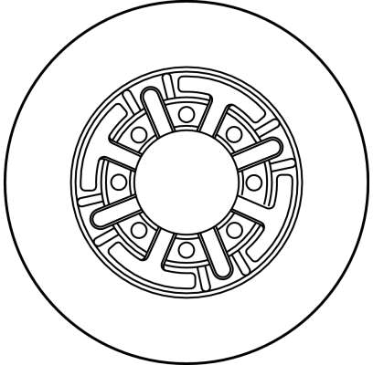 Brake Disc - DF2787 TRW