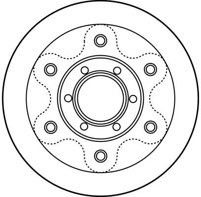 Brake Disc - DF2788S TRW