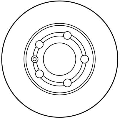 Bremsscheibe - DF2805 TRW