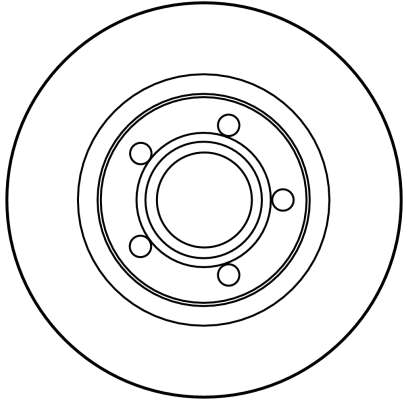 Bremsscheibe - DF2806 TRW