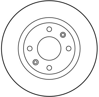 Bremsscheibe - DF2808 TRW