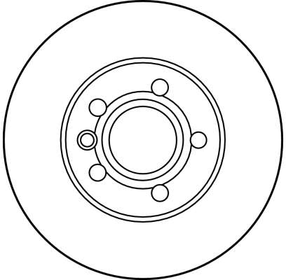 Bremsscheibe - DF2809 TRW