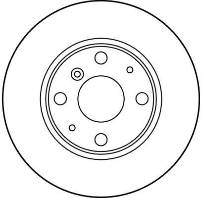Brake Disc - DF3114 TRW