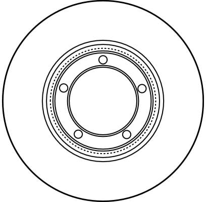 Bremsscheibe - DF3119 TRW