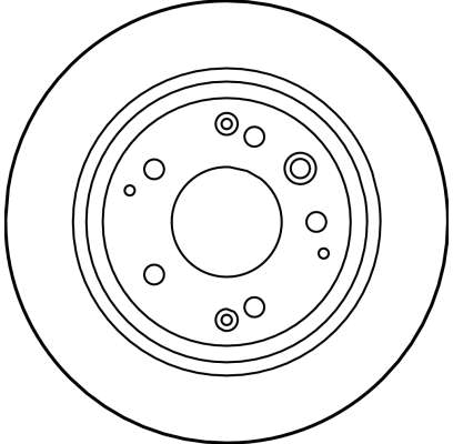 Bremsscheibe - DF4005 TRW