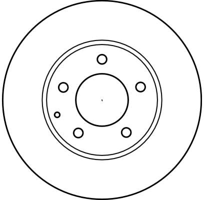 Bremsscheibe - DF4012 TRW
