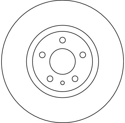 Bremsscheibe - DF4025 TRW