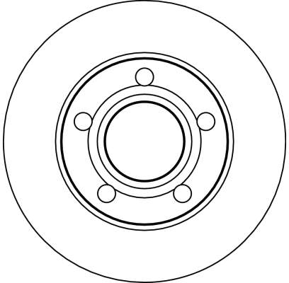 Brake Disc - DF4026 TRW