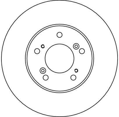 Brake Disc - DF4028 TRW