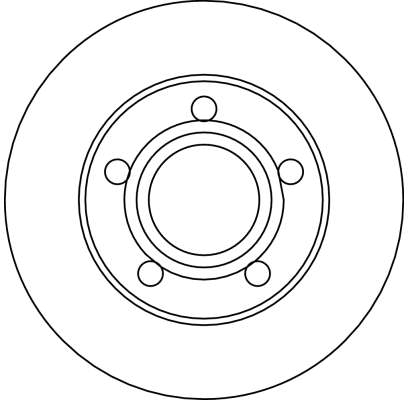 Bremsscheibe - DF4038 TRW