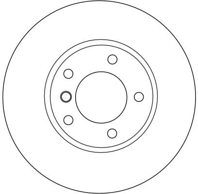 Bremsscheibe - DF4055 TRW
