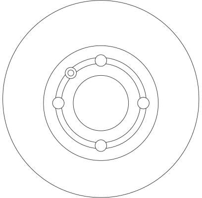 Bremsscheibe - DF4062 TRW