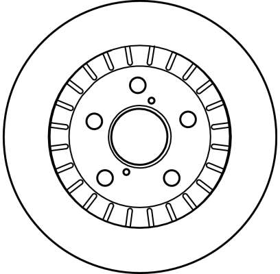 Bremsscheibe - DF4093 TRW