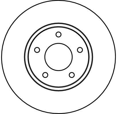 Bremsscheibe - DF4095 TRW
