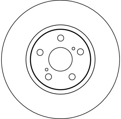 Brake Disc - DF4100 TRW