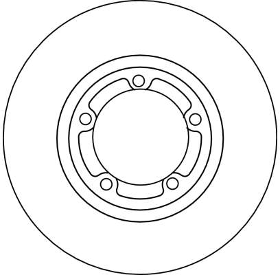 Bremsscheibe - DF4102 TRW