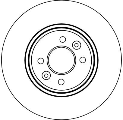Bremsscheibe - DF4110 TRW