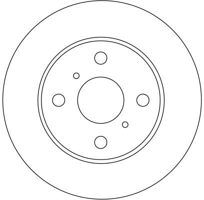Bremsscheibe - DF4112 TRW