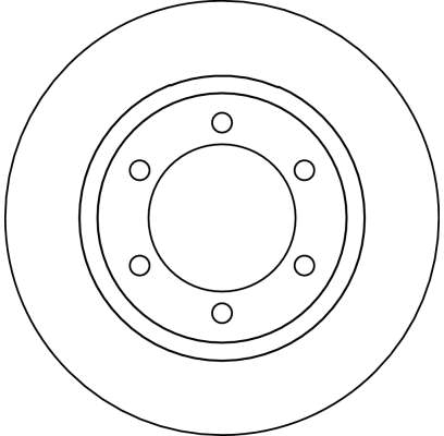 Bremsscheibe - DF4115 TRW
