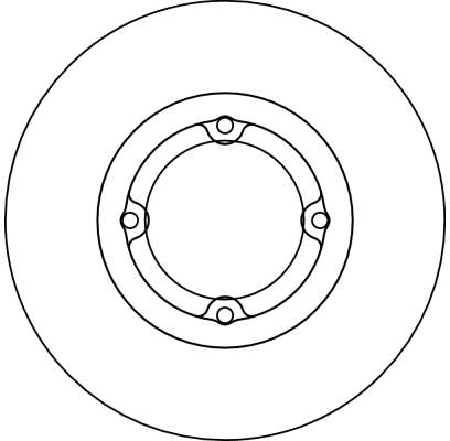 Brake Disc - DF4123 TRW