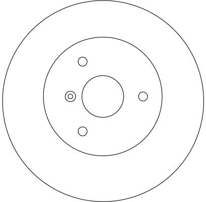 Bremsscheibe - DF4135 TRW