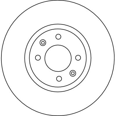 Brake Disc - DF4141 TRW