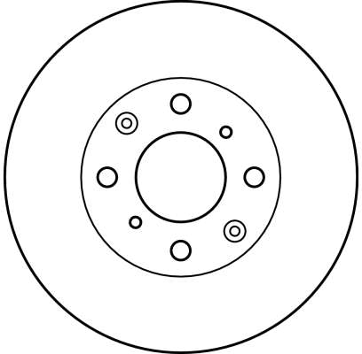 Brake Disc - DF4152 TRW