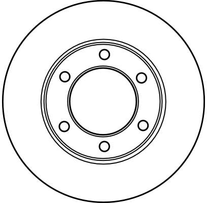 Brake Disc - DF4153 TRW