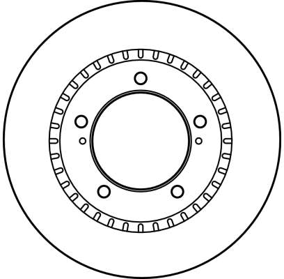 Brake Disc - DF4156 TRW