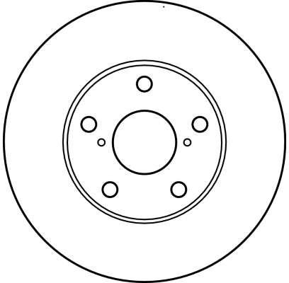 Bremsscheibe - DF4161 TRW