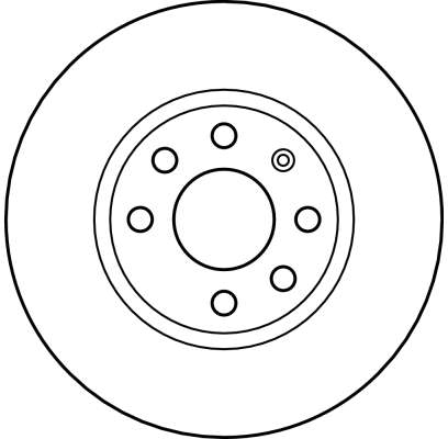 Brake Disc - DF4165 TRW