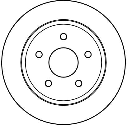 Bremsscheibe - DF4178 TRW