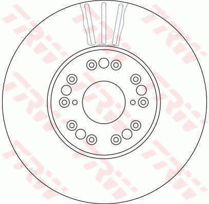 Bremsscheibe - DF4182S TRW