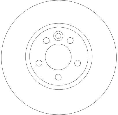 Brake Disc - DF4203 TRW