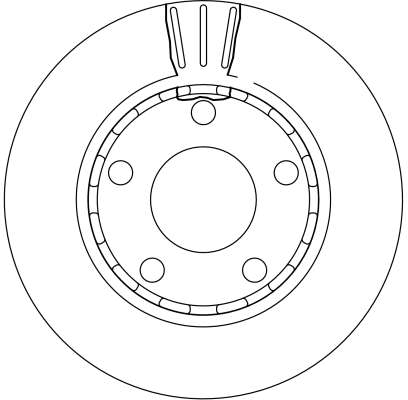Bremsscheibe - DF4210 TRW