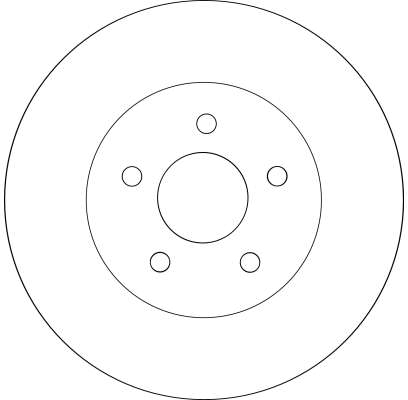 Bremsscheibe - DF4218 TRW