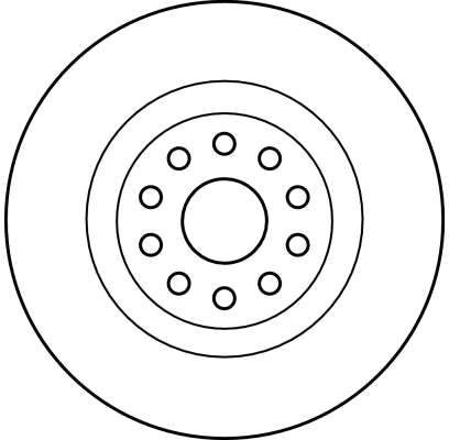 Bremsscheibe - DF4220 TRW