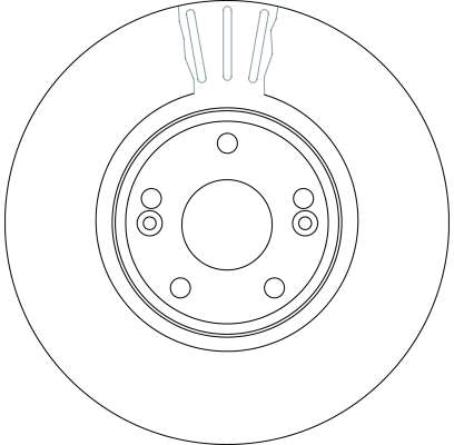 Brake Disc - DF4229S TRW