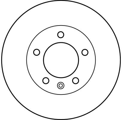 Bremsscheibe - DF4234 TRW
