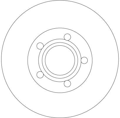 Bremsscheibe - DF4239 TRW