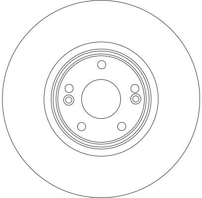 Bremsscheibe - DF4259S TRW
