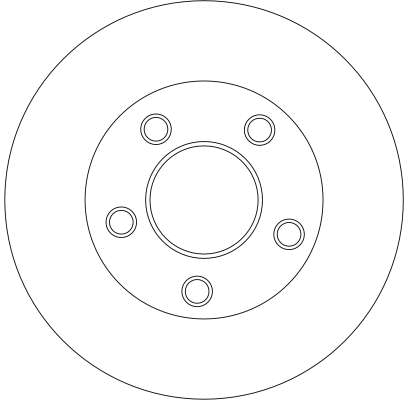 Brake Disc - DF4273S TRW