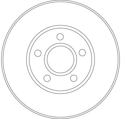 Bremsscheibe - DF4277 TRW