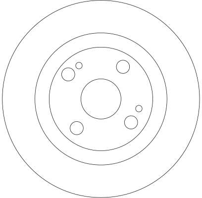 Bremsscheibe - DF4278 TRW