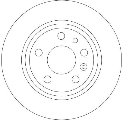 Brake Disc - DF4279 TRW