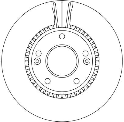 Brake Disc - DF4283 TRW
