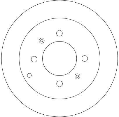 Bremsscheibe - DF4286 TRW
