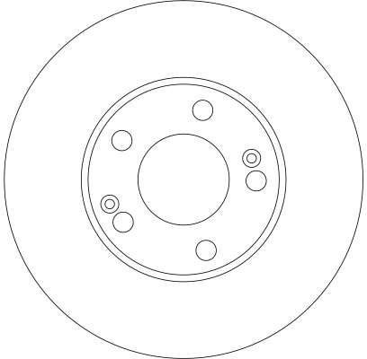 Brake Disc - DF4291 TRW