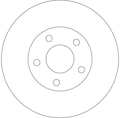 Brake Disc - DF4316 TRW